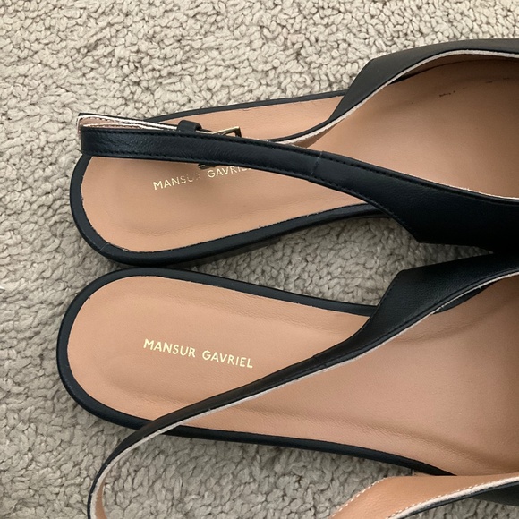 Mansur Gavriel Square Toe Slingback Flats - Picture 5 of 7